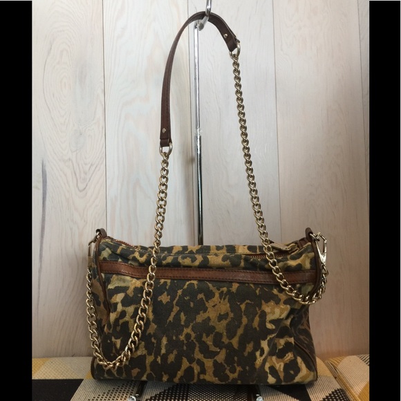 Rebecca Minkoff Animal Print Canvas & Leather Bag - Picture 2 of 8